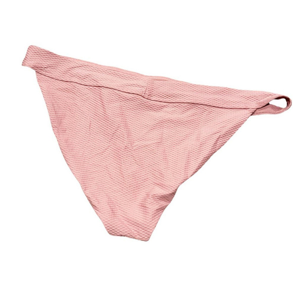 Chelsea-28 Women's Coral Pink Mid Rise Swimwear Bikini Bottoms Size XL - Picture 6 of 11